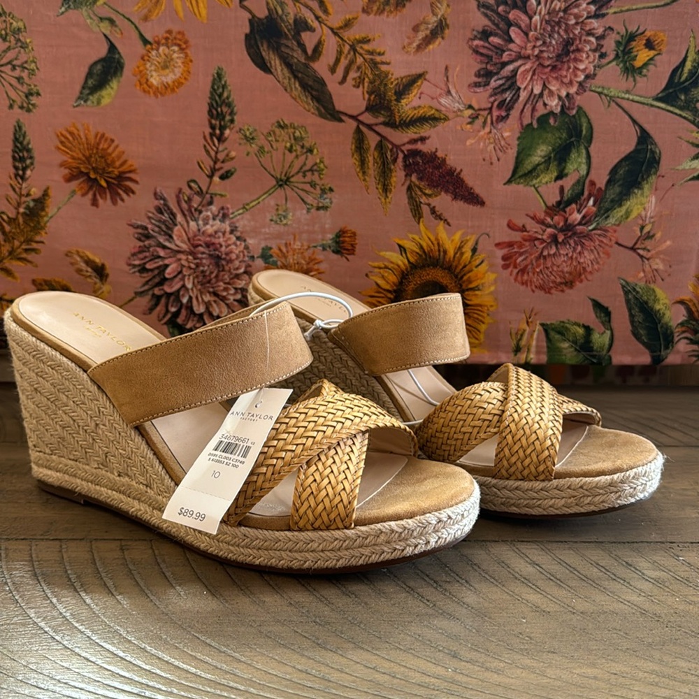Ann Taylor Loft Wedges (Size 10)